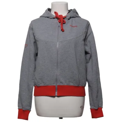 Capuchon sweater (Grijs, Rood) van Desigual Katoen, Polyester