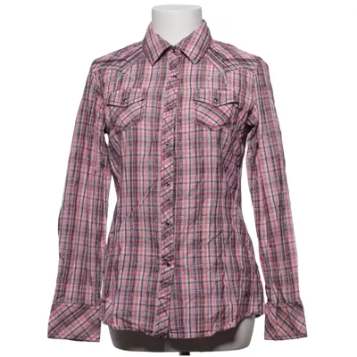 Shirt (Pink, Black, White) from Ariat Cotton, Metallic fiber