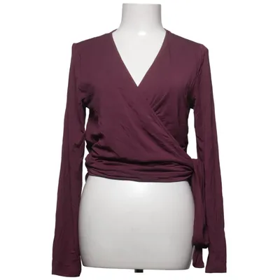Cardigan cache-cœur (Violet) de Les Lunes Élasthane, Viscose