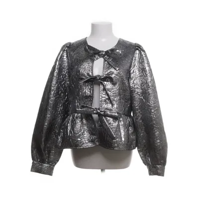 Cardigan (Silver) from Sofie Schnoor Cotton, Metallic fiber, Polyester