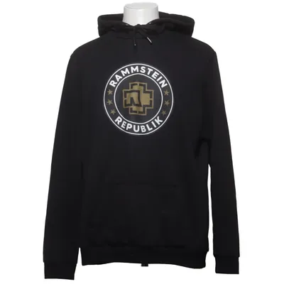 Hoodie (Black) from Rammstein Cotton, Polyester