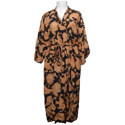 Kimono (Sort, Orange) fra Indiska Viscose