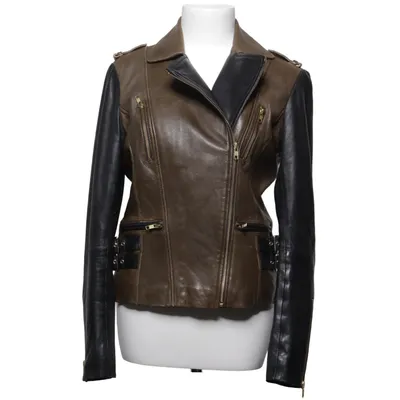 Biker jacket (Brown, Black) from 7 eleven