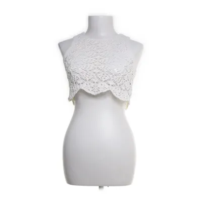 Crop top (Vit) från FB Sister Knitwear Akryl