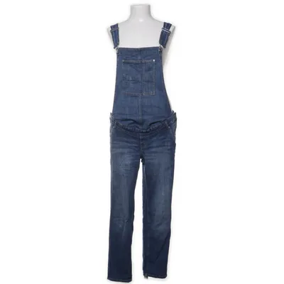 Tuinbroek (Blauw) van H&M Mama Katoen, Elastaan, Polyester, Viscose