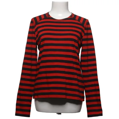 Långärmad t-shirt (Röd, Svart) från Ganni Bomull