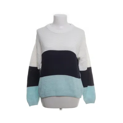 Sweater (White, Blue) from Laura Torelli Acrylic, Cotton