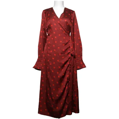 Omlottklänning (Elsie LS wrap dress) från Gestuz Polyester, Viskos