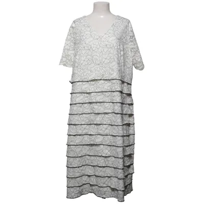 Jurk (Wit, Zwart) van Tia Elastaan, Polyamide, Polyester