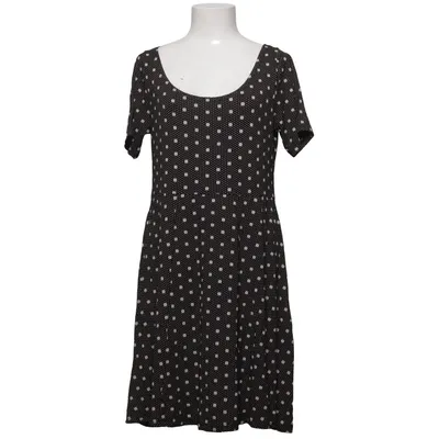 Kjole (Sort, Hvid) fra DNY Elastan, Viscose