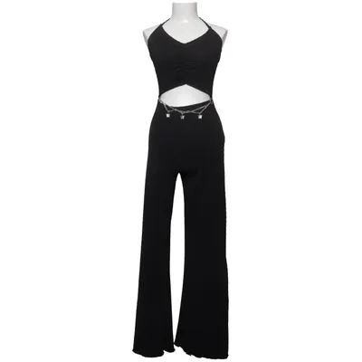 Jumpsuit (Zwart) van FB Sister Elastaan, Polyester