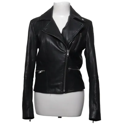 Läderjacka (Svart) från Barneys Originals Skinn, Polyester