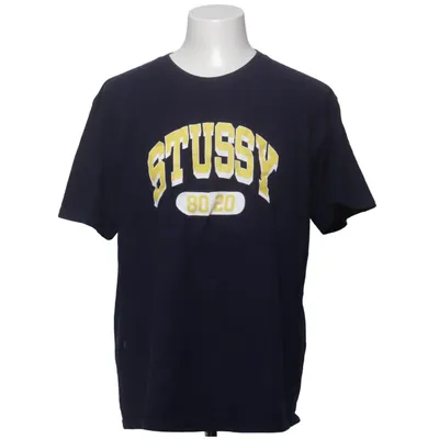 T-shirt (Blue, Yellow) from Stüssy Cotton, Polyester