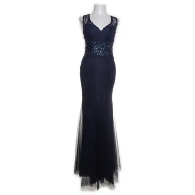 Evening gown (Blue) from Eva & Lola Elastane, Polyester