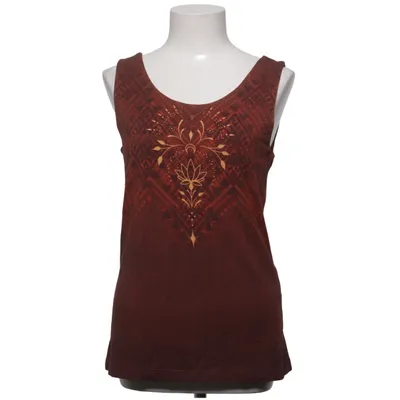 Tank Top (Red, Multicolored) from The Spirit of OM Bamboo, Elastane, Organic cotton