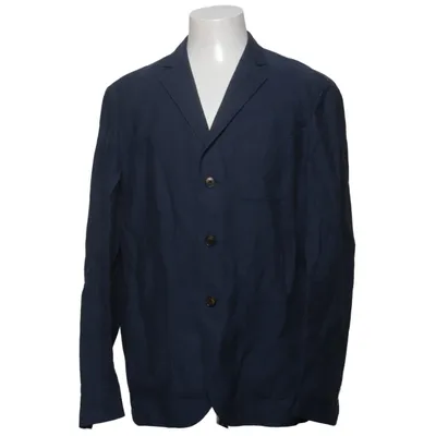 Blazer (Blau) von East West Baumwolle, Leinen