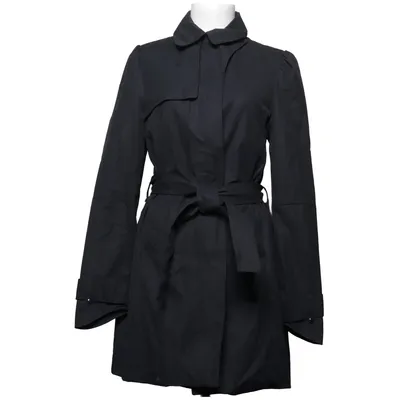 Trench coat (Black) from Denham Cotton, Polyamide