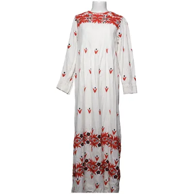 Jurk (Wit, Rood, Meerkleurig) van Antik Batik Katoen
