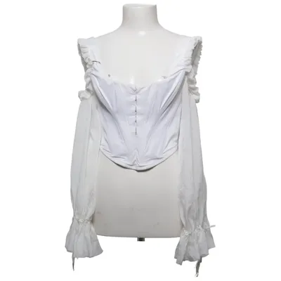 Corset (White) from House of CB Cotton, Elastane, Nylon, Polyester, Viscose