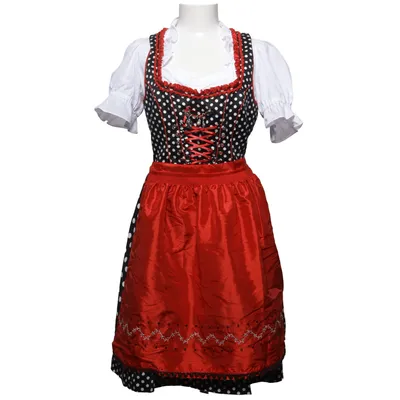 Dirndl (Red, Black, White, Multicolored) from Country Line Acetate, Cotton, Elastane