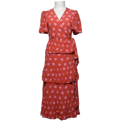 Slå-om-kjole (Rød, Pink) fra Diane von Furstenberg Viscose