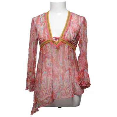 Bluse (Pink, Flerfarvet) fra Twin-Set Silke