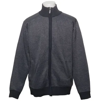 Cardigan (Gray) from Foglie Rosse Acrylic, Cotton