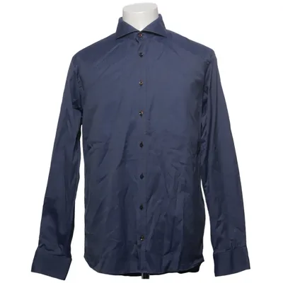 Shirt (Blue) from Oscar of Sweden Cotton