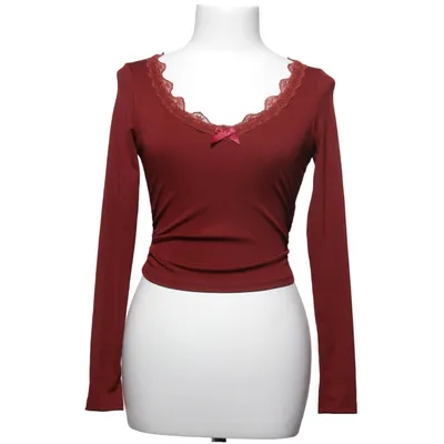 Crop top (Röd) från Cider Elastan, Polyester