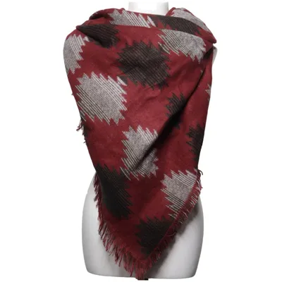 Scarf (Red, Gray, White) from BPC Bonprix Collection