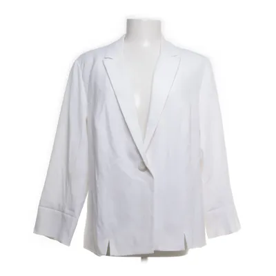 Blazer (White) from Daxon Elastane, Polyester, Viscose