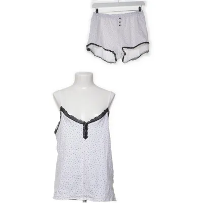 Pyjamasz (Hvid, Sort) fra Primark Bomuld, Elastan
