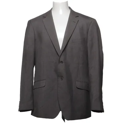 Kavaj (Grå) från Bertoni Polyester, Viskos