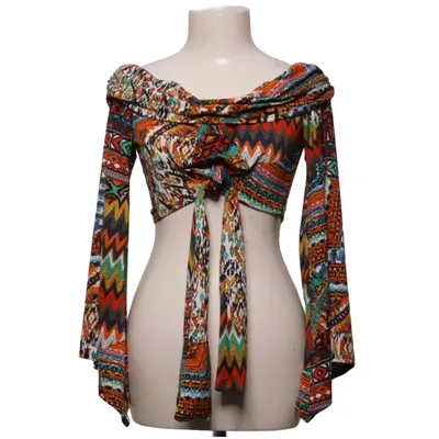 Crop top (Flerfärgad) från Jasmine Elastan, Polyester