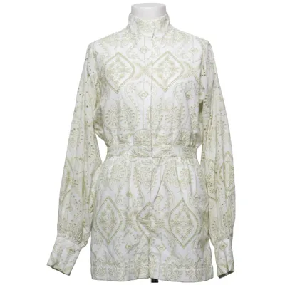 Combinaison (Blanc, Vert) de Vita Grace Coton