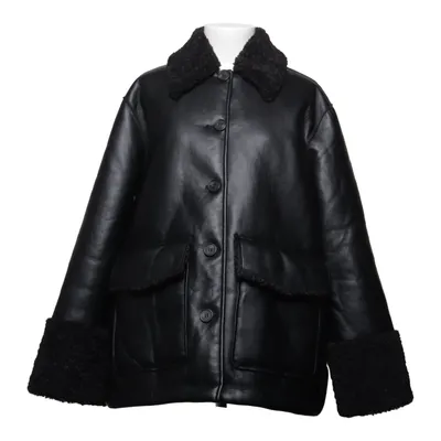 Shearling jas (Zwart) van WERA Polyester