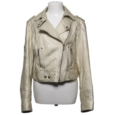 Bikerjack (Beige) van Rock'n Blue Leer, Polyester