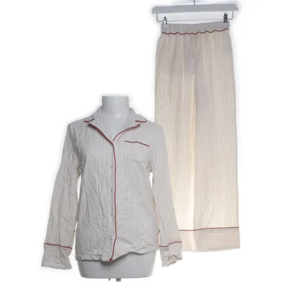 Pyjamas (Vit, Beige) från LXA Bomull
