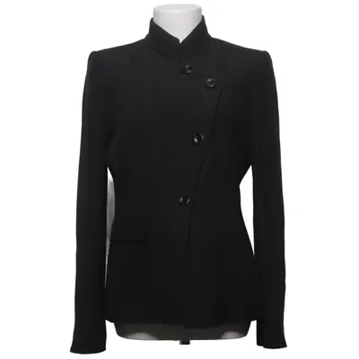 Kavaj (Svart) från Armani Collezioni Polyester, Silke, Viskos, Ull