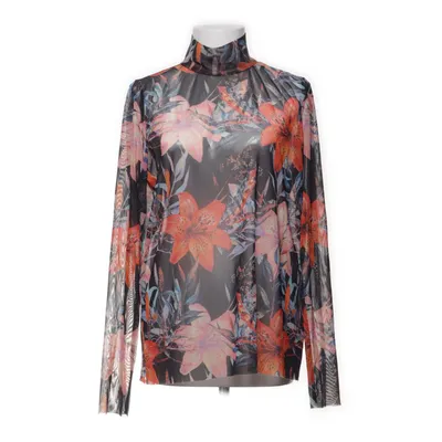 Blus (Svart, Flerfärgad) från Pieces Elastan, Polyester