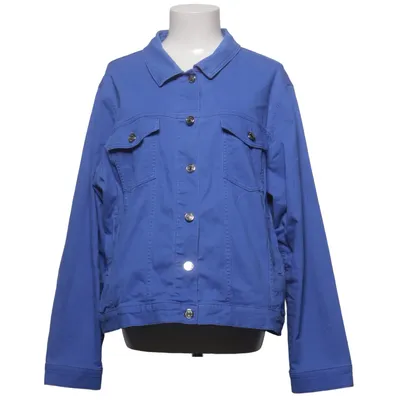 Denimjakke (Blå) fra ONLY Carmakoma Bomuld, Elastan