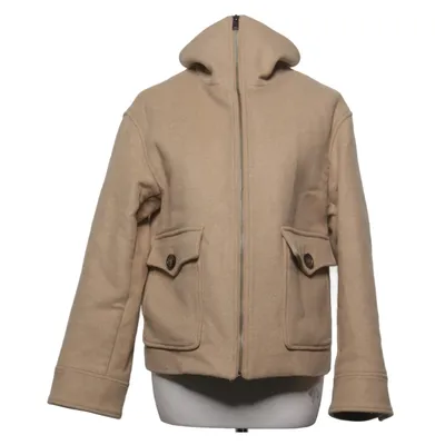 Jacke (Beige) von Woolrich Acryl, Polyamid, Polyester, Wolle