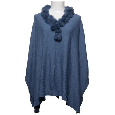 Poncho (Blå) fra M&V Modal, Polyamid, Polyester