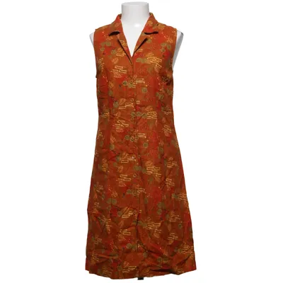 Dress (Red, Multicolored) from Christopher & Banks Linen, Viscose