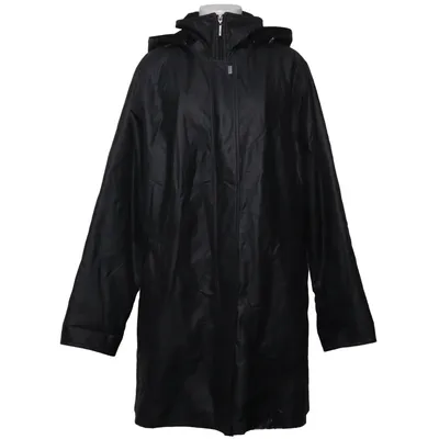 Coat (Black) from Junge Cotton, Nylon, Polyester