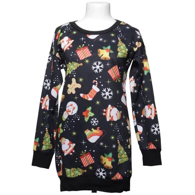 Christmas sweater (Black, Multicolored) from Style Elastane, Polyester