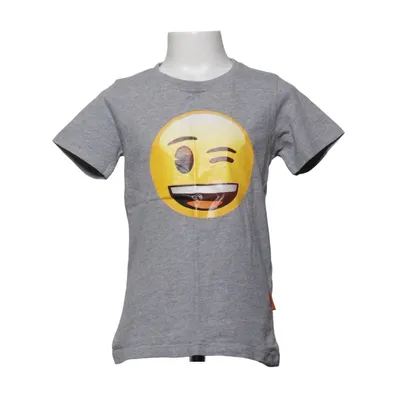 T-shirt (Grijs) van Emoji Katoen