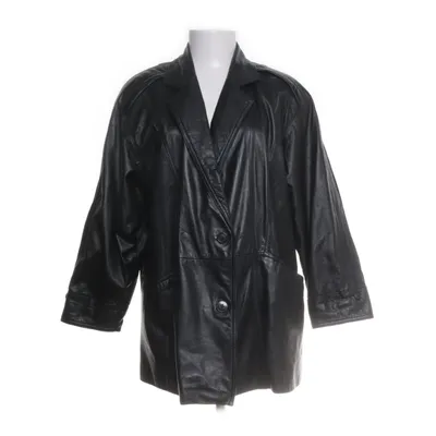 Leather jacket (Black) from Echt Leder Acetate, Polyamide, Leather