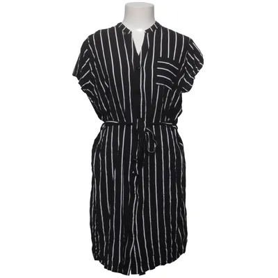 Shirt dress (Black, White) from Object Viscose