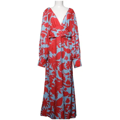 Maxi dress (Red, Blue) Polyester